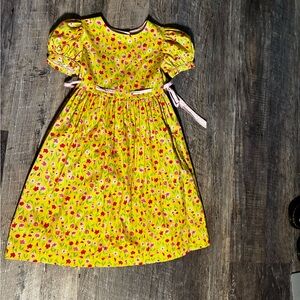 Vintage 90’s Talbots Kids Yellow Floral Dress